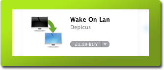 Wake On Lan on the Apple Mac Store