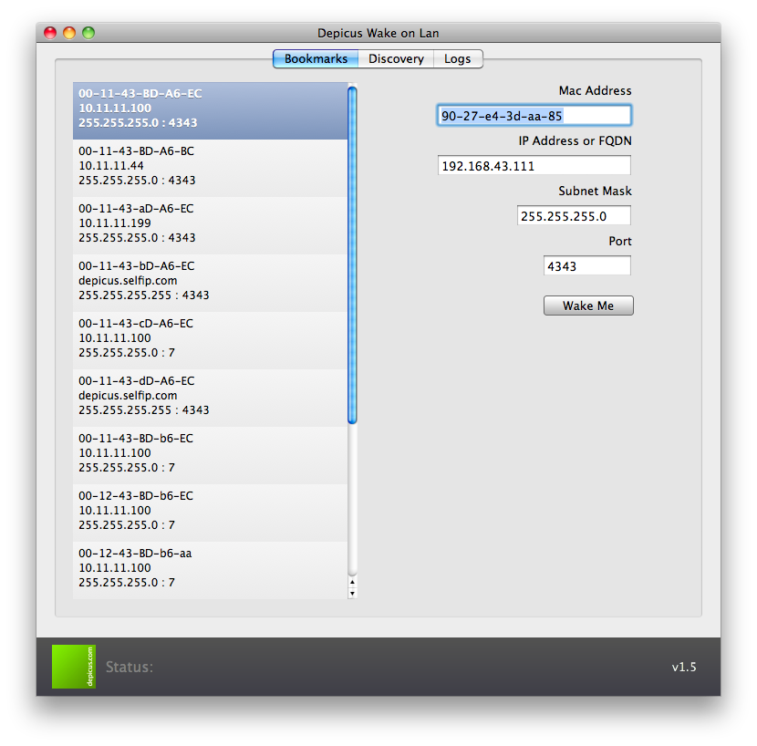 Wake On Lan Mac App
